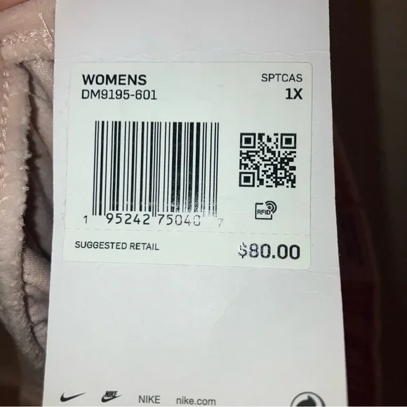 NWT Nike Air Logo Pink Plush Flare Lounge Pants - Picture 7 of 7